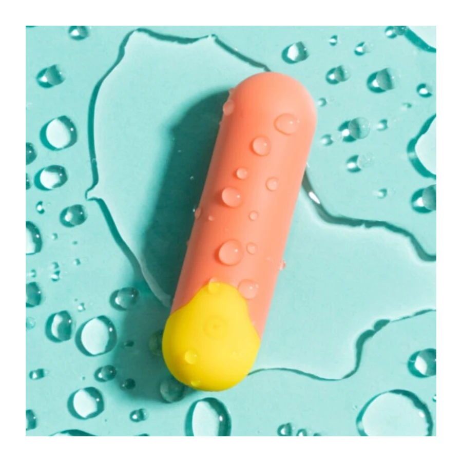 ROMP - RIOT MULTIFUNCTION VIBRATING BULLET ORANGE + YELLOW
